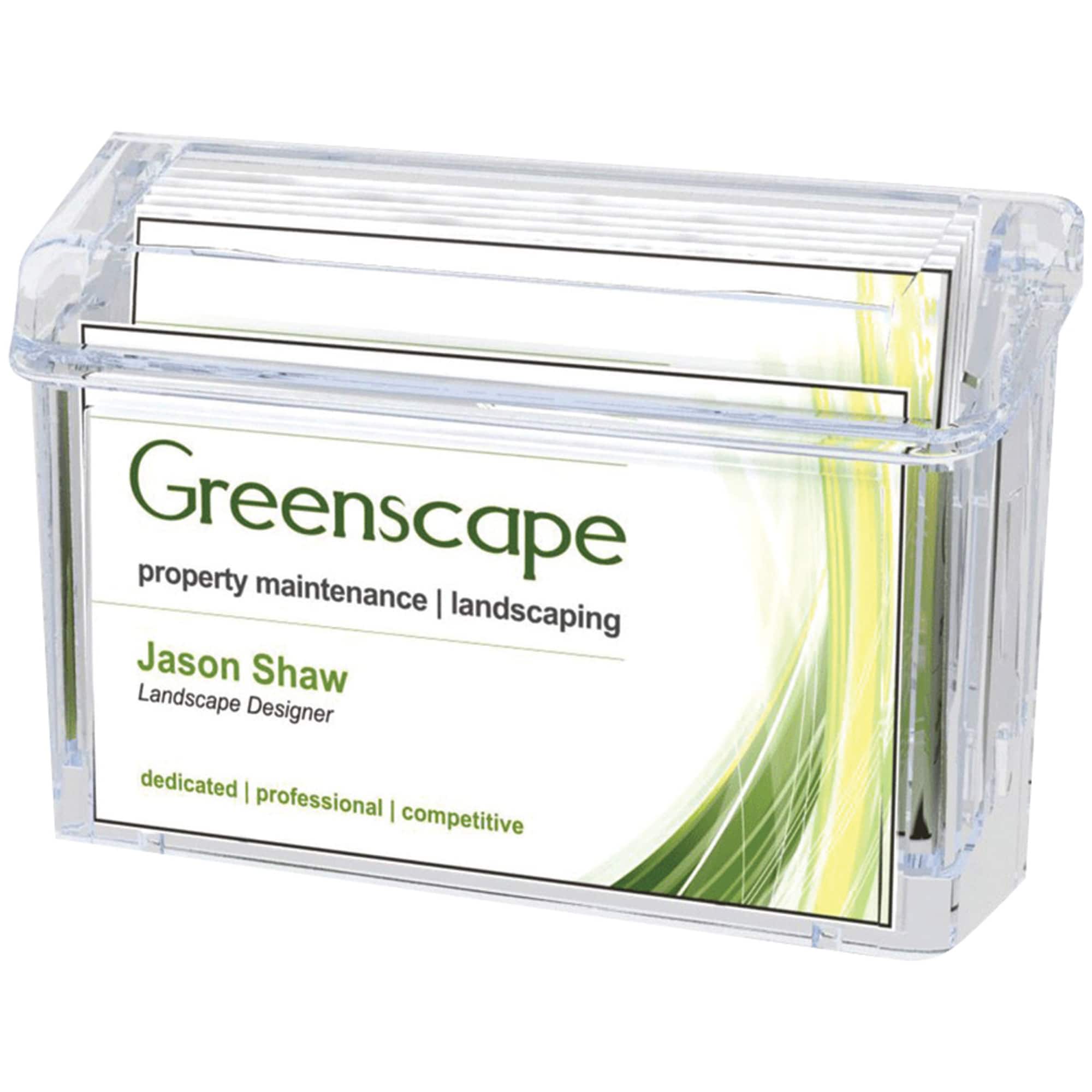 Deflecto® Grab-A-Card Outdoor Business Card Holder